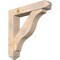 Ekena Millwork Funston Arts and Crafts Smooth Bracket w/ Offset Brace, Douglas Fir, 7 1/2"W x 40"D x 40"H BKT0806X40X40FST03SDF - alternate 1
